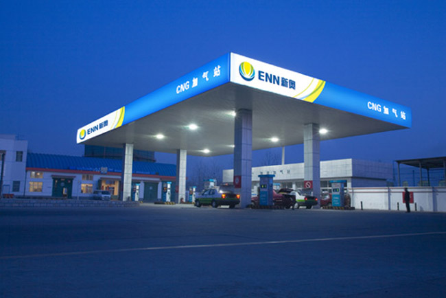 牙克石加气站网架工程